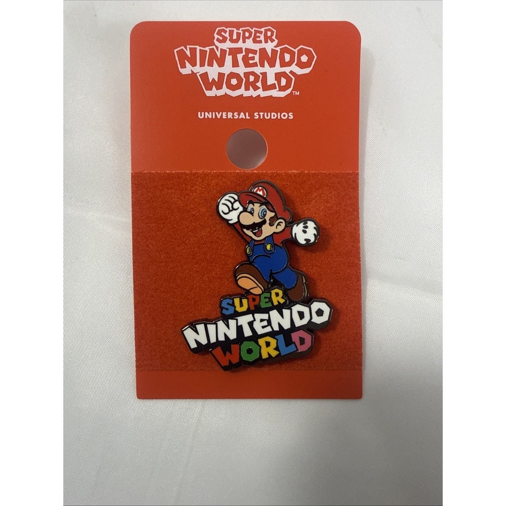 Universal Studios Super Nintendo World‎ Mario with Sign Pin Epic Universe